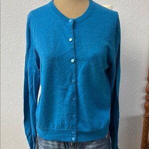 J Crew cashmere cardigan sweater. Size large